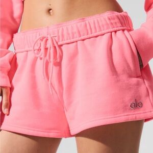 ALO Yoga Women's Vibrant Pink Athletic Shorts